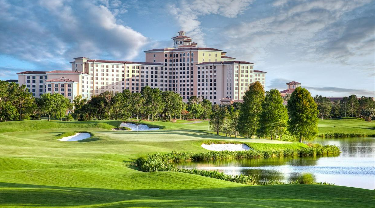 Rosen Shingle Creek Orlando luxury resort with championship golf course